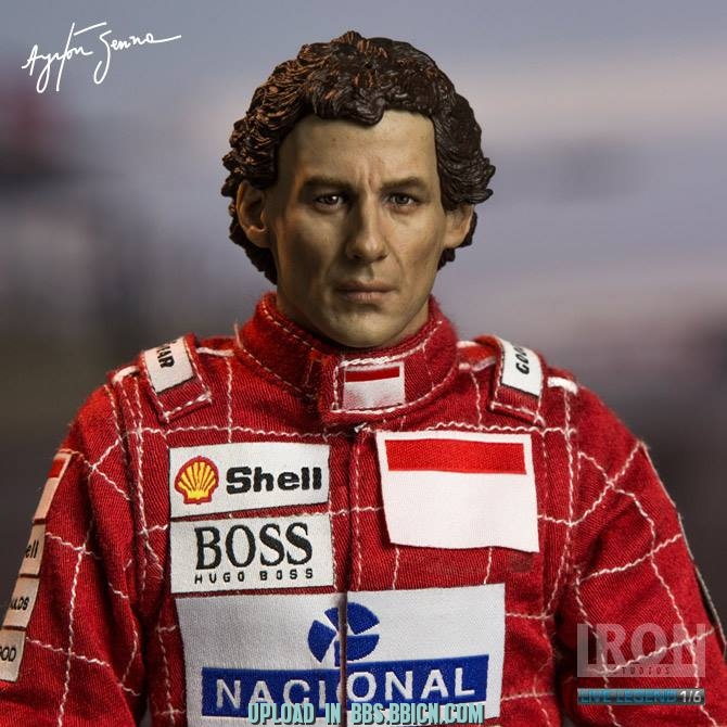 iron studios 新品: 1/6 车神 埃尔顿·塞纳 / ayrton