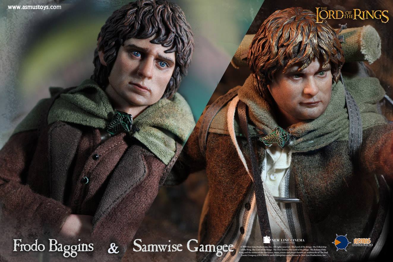 asmus toys 新品:1/6《魔戒 佛罗多/frodo 山姆/sam 双人套装