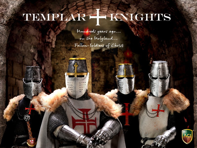 [aci toys] 1/6 中世紀十字軍聖殿騎士crusader knight templars全4種