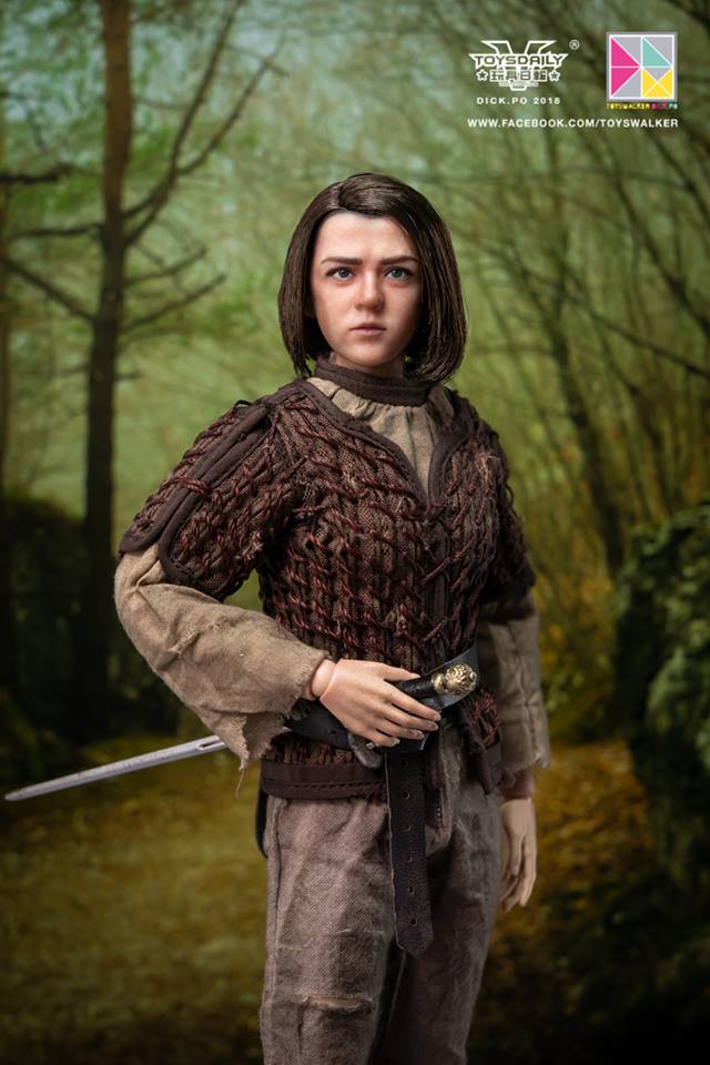 a girl is no one】threezero 1/6 scale game of thrones arya stark