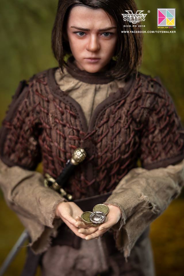 a girl is no one】threezero 1/6 scale game of thrones arya stark